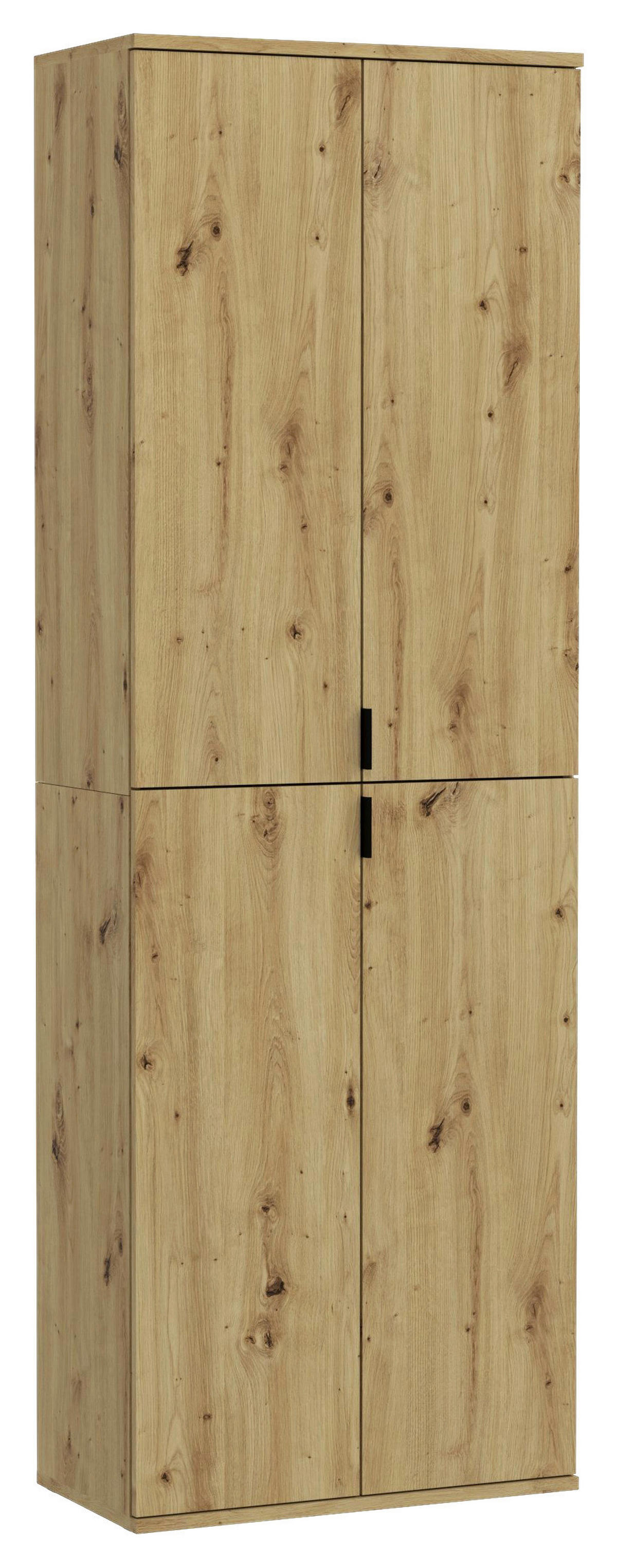 Badhochschrank PROJEKT Eiche Artisan Nachbildung B/H/T: ca. 61x193x34 cm PROJEKT - Eiche (61,00/193,00/34,00cm) - xonox.home