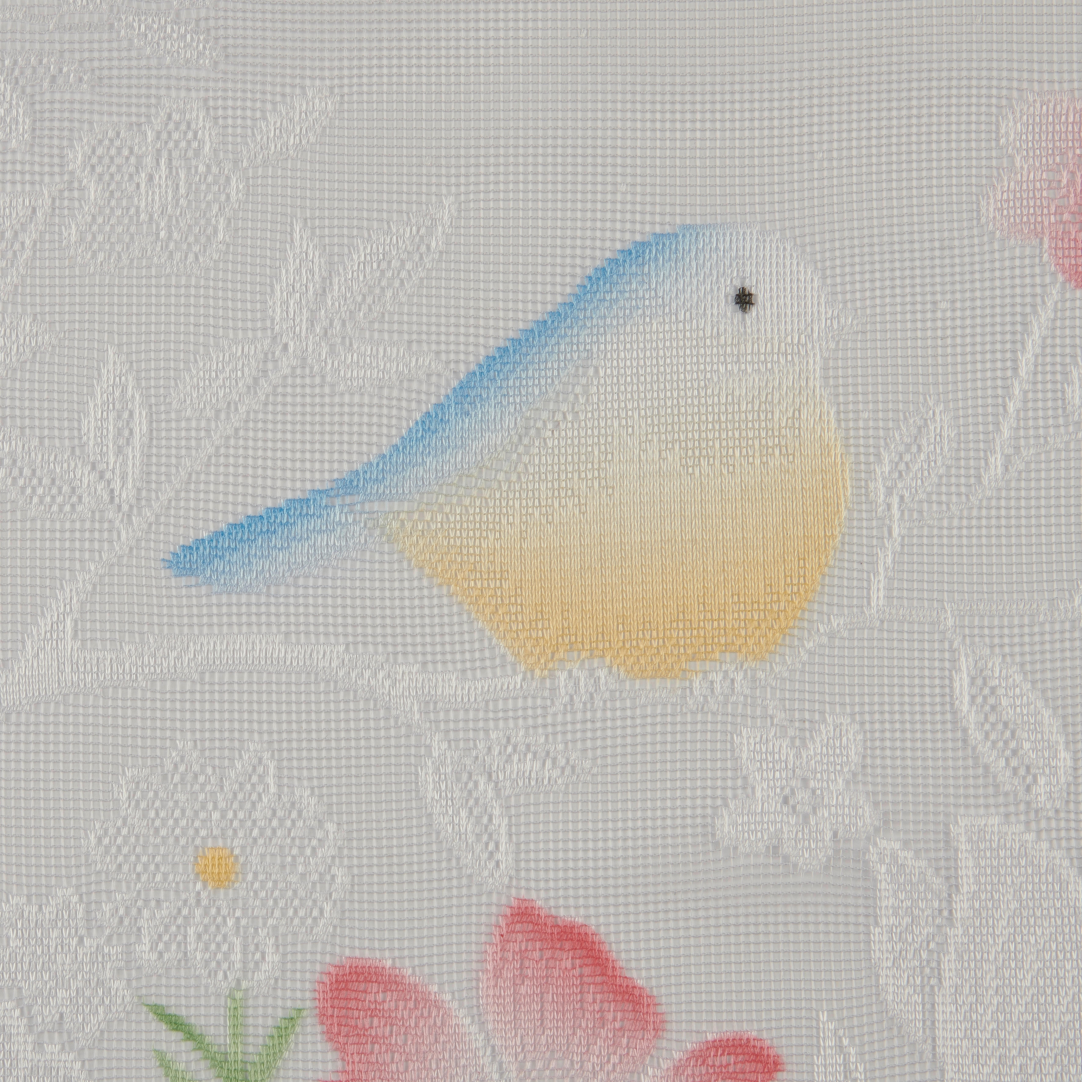 Scheibengardine Vogel bunt B/L: ca. 140x50 cm Vogel - bunt (140,00/50,00cm) - POCOline