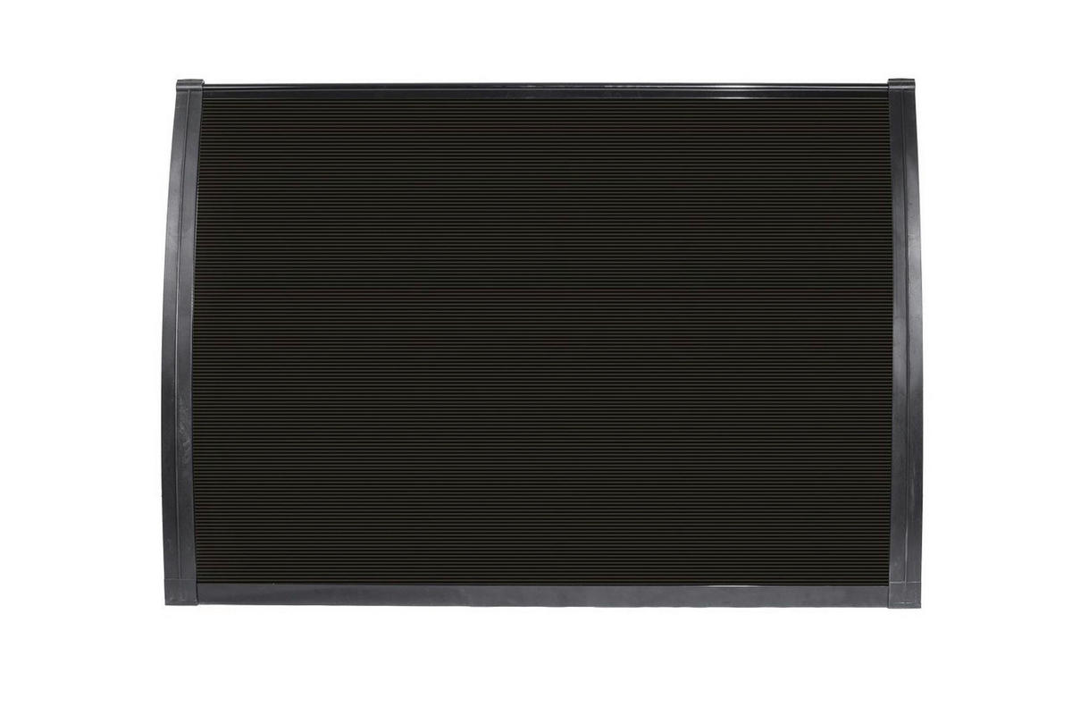 Burtas Vordach Vordach Crocus schwarz B/H/L: ca. 120x23x80 cm Crocus - schwarz (80,00/120,00/23,00cm) - Burtas Vordach