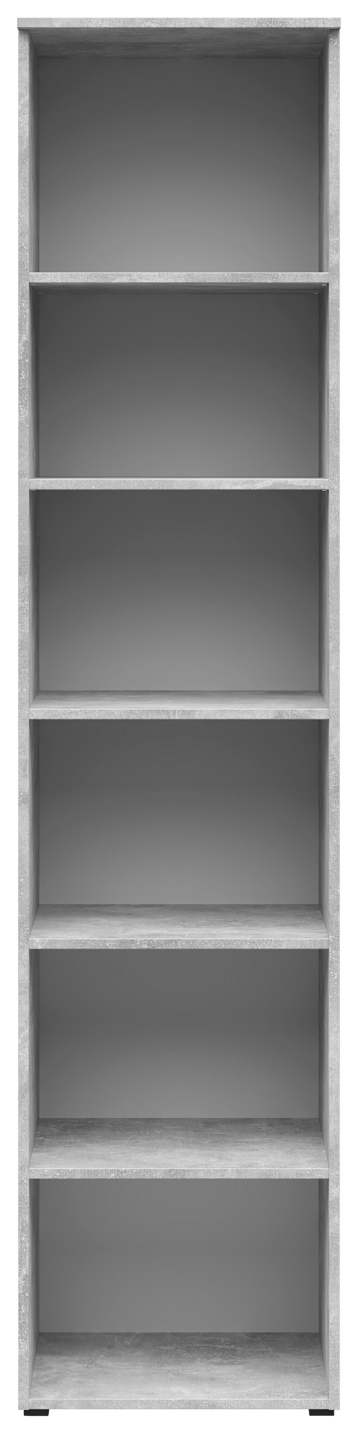 Regal Multi-Stauraum Typ 19 Beton Optik B/H/T: ca. 45x195x40 cm Multi-Stauraum Typ 19 - Beton (45,00/195,00/40,00cm)