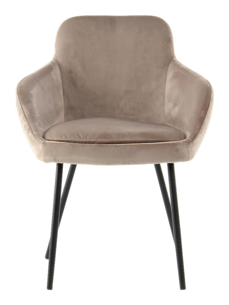 Stuhl Cobain 800 2er hellbraun Microfaser B/H/T: ca. 60,5x81x60 cm Cobain 800 2er - schwarz/hellbraun (60,50/81,00/60,00cm) - 360 Living