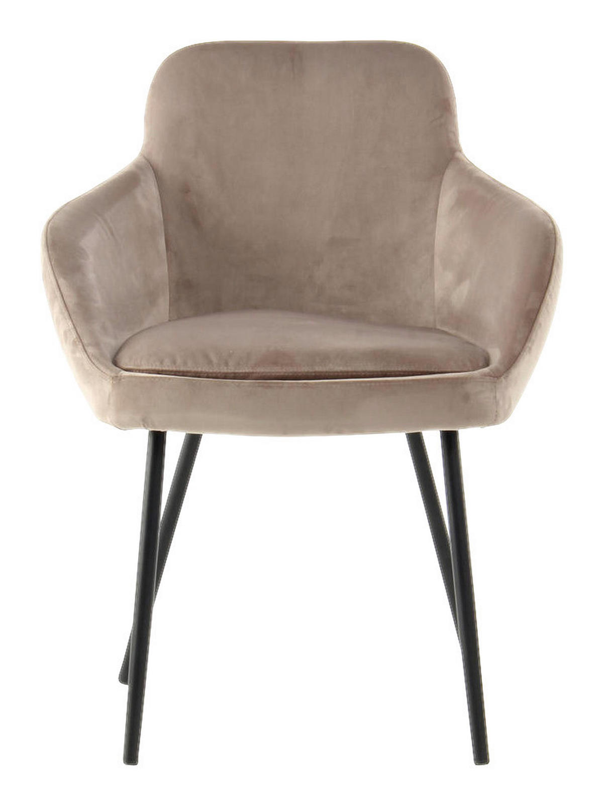 Stuhl Cobain 800 2er hellbraun Microfaser B/H/T: ca. 60,5x81x60 cm Cobain 800 2er - schwarz/hellbraun (60,50/81,00/60,00cm) - 360 Living
