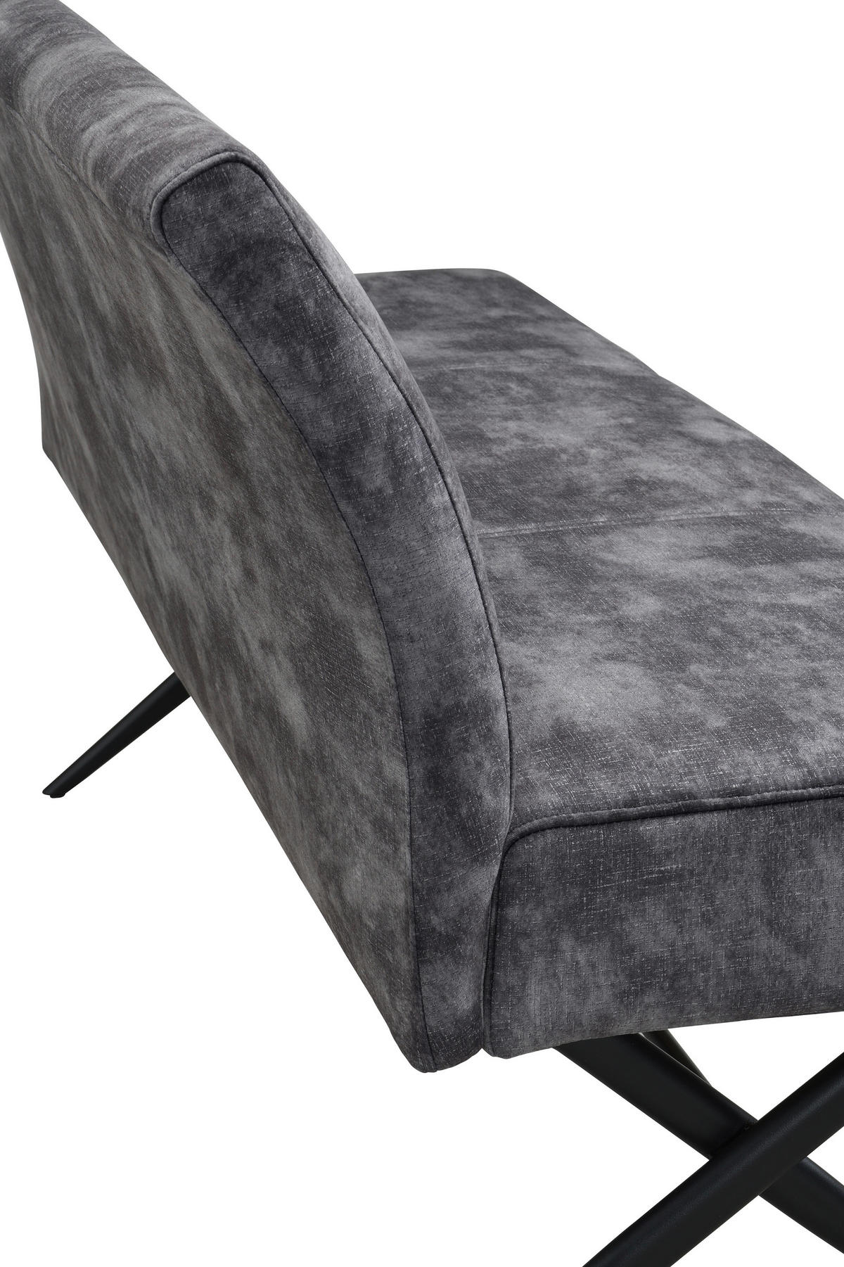 Bank Porto I anthrazit B/H/T: ca. 140x89x64 cm Porto I - schwarz/anthrazit (140,00/89,00/64,00cm)