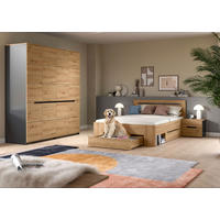 Schlafzimmer CANU, Set basaltgrau Artisan Nachbildung CANU, Set - basaltgrau - xonox.home