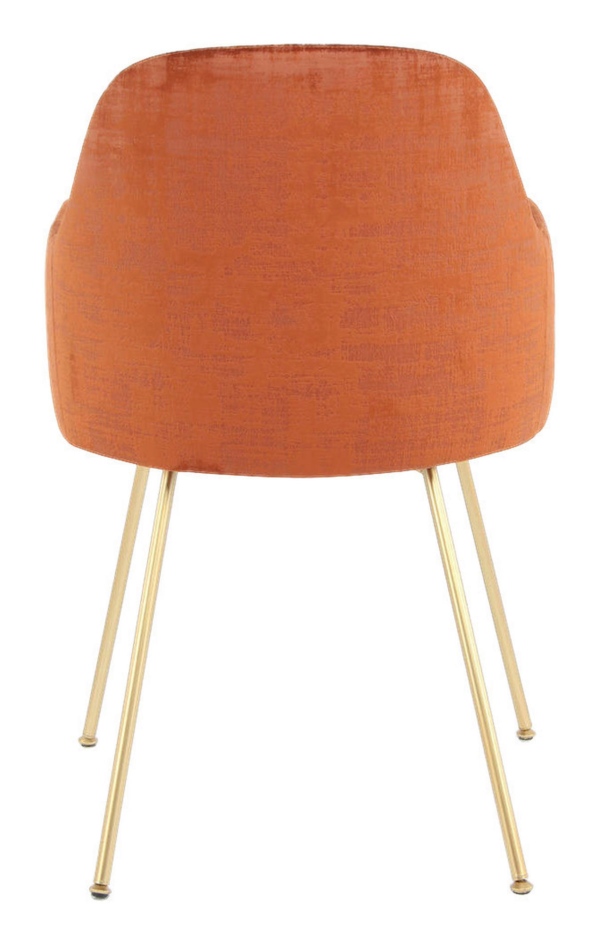 Stuhl Richard 500 terra schwarz Microfaser B/H/T: ca. 53x85x50 cm Richard 500 - gold/terra (53,00/85,00/50,00cm) - 360 Living