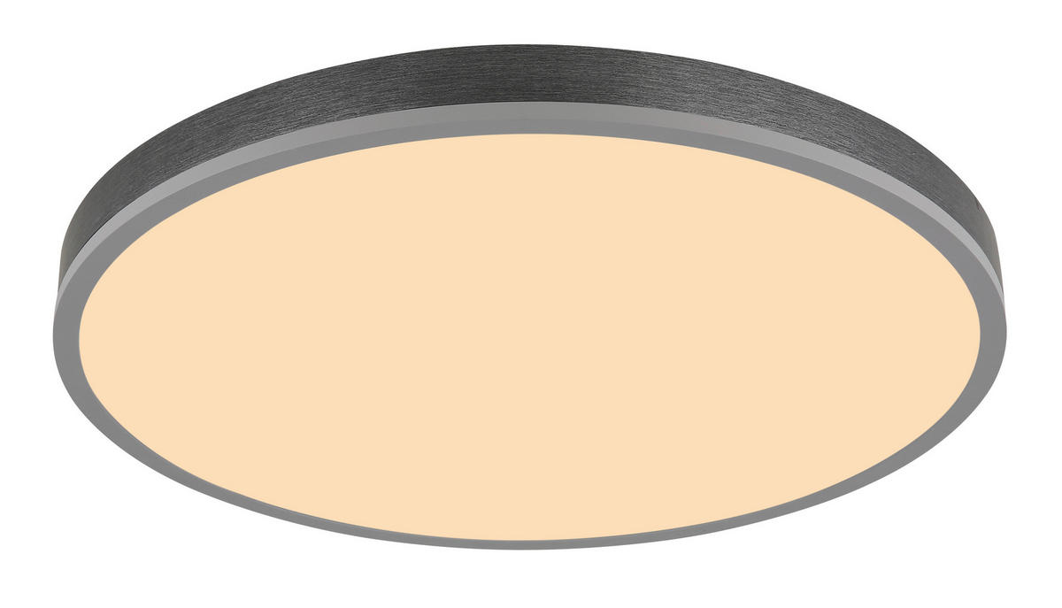 GLOBO LED-Deckenleuchte DORO 416080AD4R-CCT Opal silber Aluminium MDF H/D: ca. 8,5x60 cm 1 Brennstellen DORO - Opal/silber (60,00/8,50cm) - GLOBO