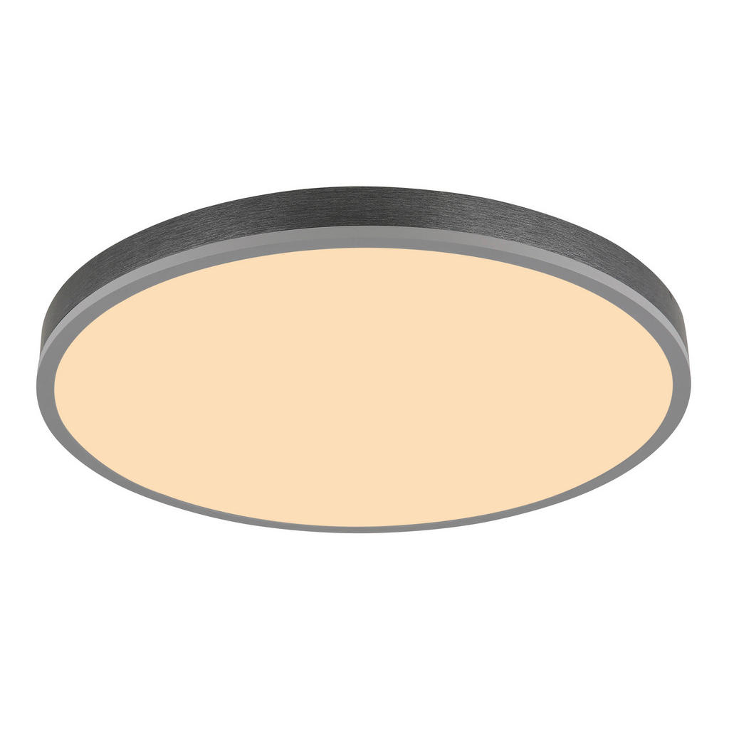 Thumbnail - GLOBO LED-Deckenleuchte DORO 416080AD4R-CCT Opal silber Aluminium MDF H/D: ca. 8,5x60 cm 1 Brennstellen