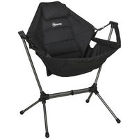 Outsunny Hängematte Campingstuhl B/H/L: ca. 100x101x54 cm Hängematte Campingstuhl - schwarz (54,00/100,00/101,00cm) - Outsunny