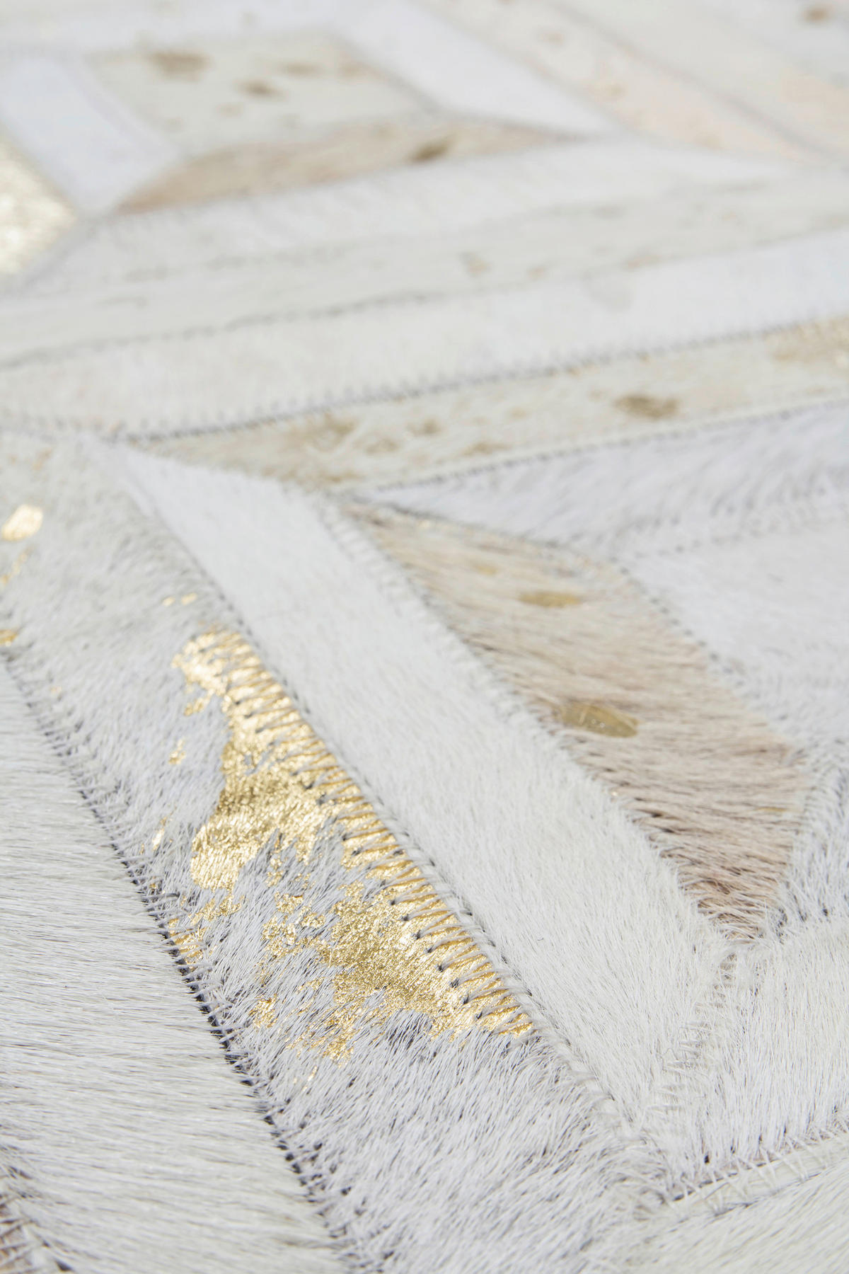 360Living Teppich Dazzle elfenbein B/L: ca. 80x150 cm Dazzle - gold/elfenbein (80,00/150,00cm) - 360Living