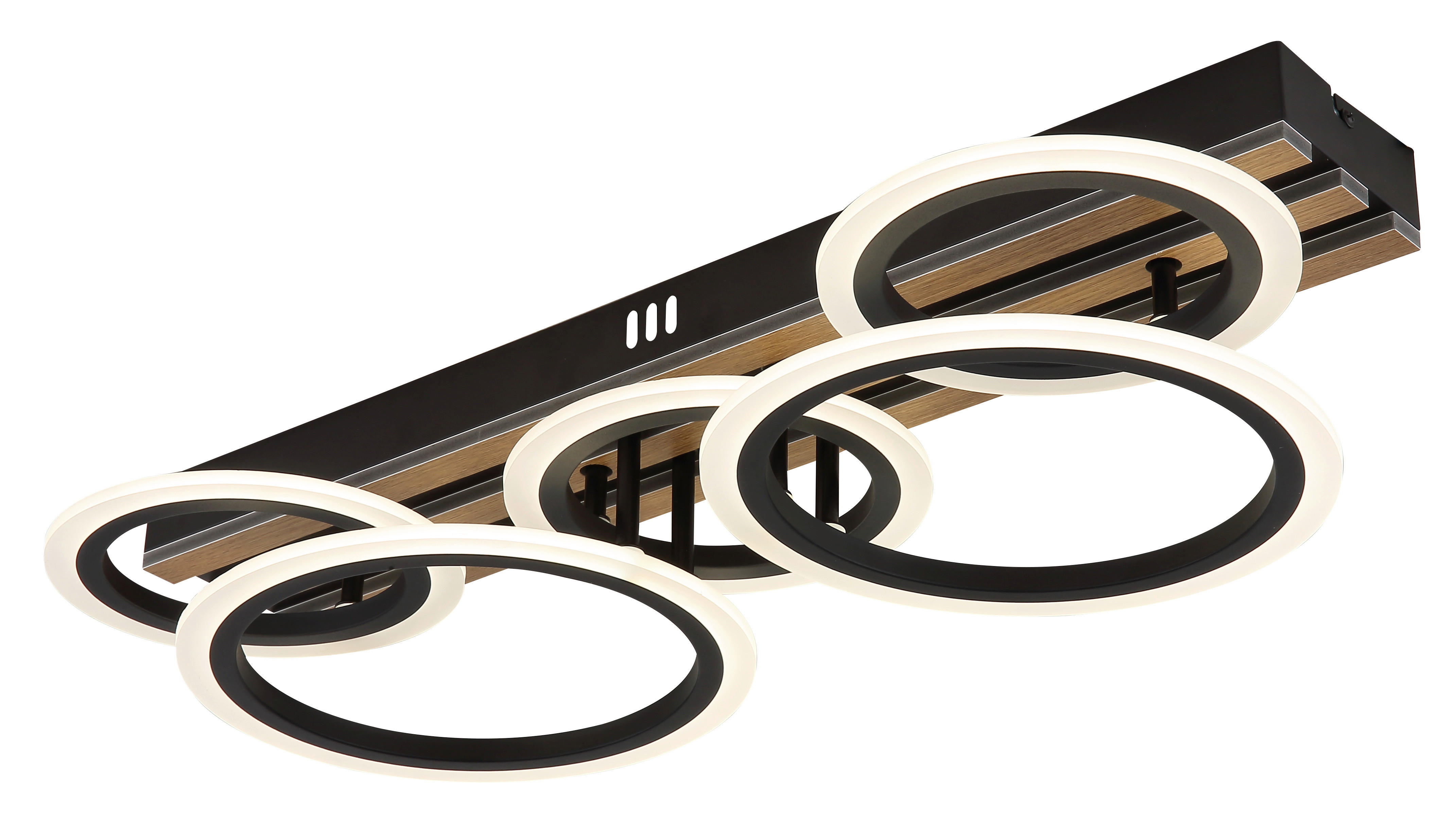 GLOBO Deckenventilator Deckenleuchte-Blevins - schwarz (81,00/30,00/15,00cm) - GLOBO