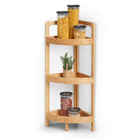 Zeller Eckregal natur Bambus B/H/T: ca. 29x85x29 cm Eckregal - natur (29,00/85,00/29,00cm) - Zeller