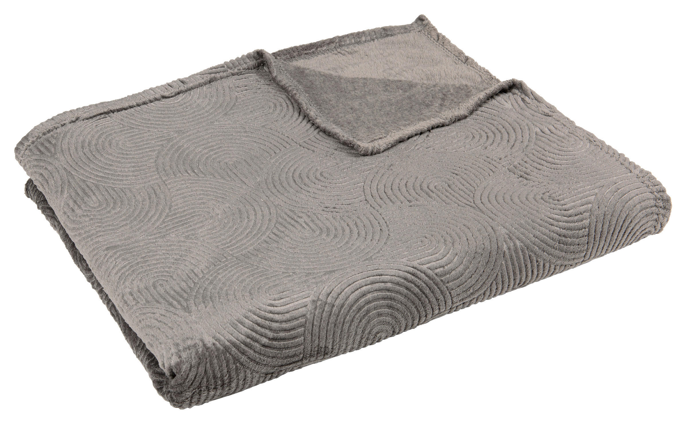 Wohndecke Wohndecke_XXL_Bogen grau - grau (180,00/210,00cm)