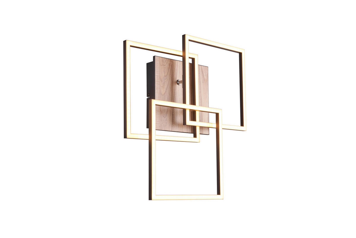 Reality LED-Deckenleuchte R62883135 Mobile schwarz Acryl Metall MDF B/H/T: ca. 39x10x42 cm 1 Brennstellen Mobile - schwarz (39,00/10,00/42,00cm) - Reality