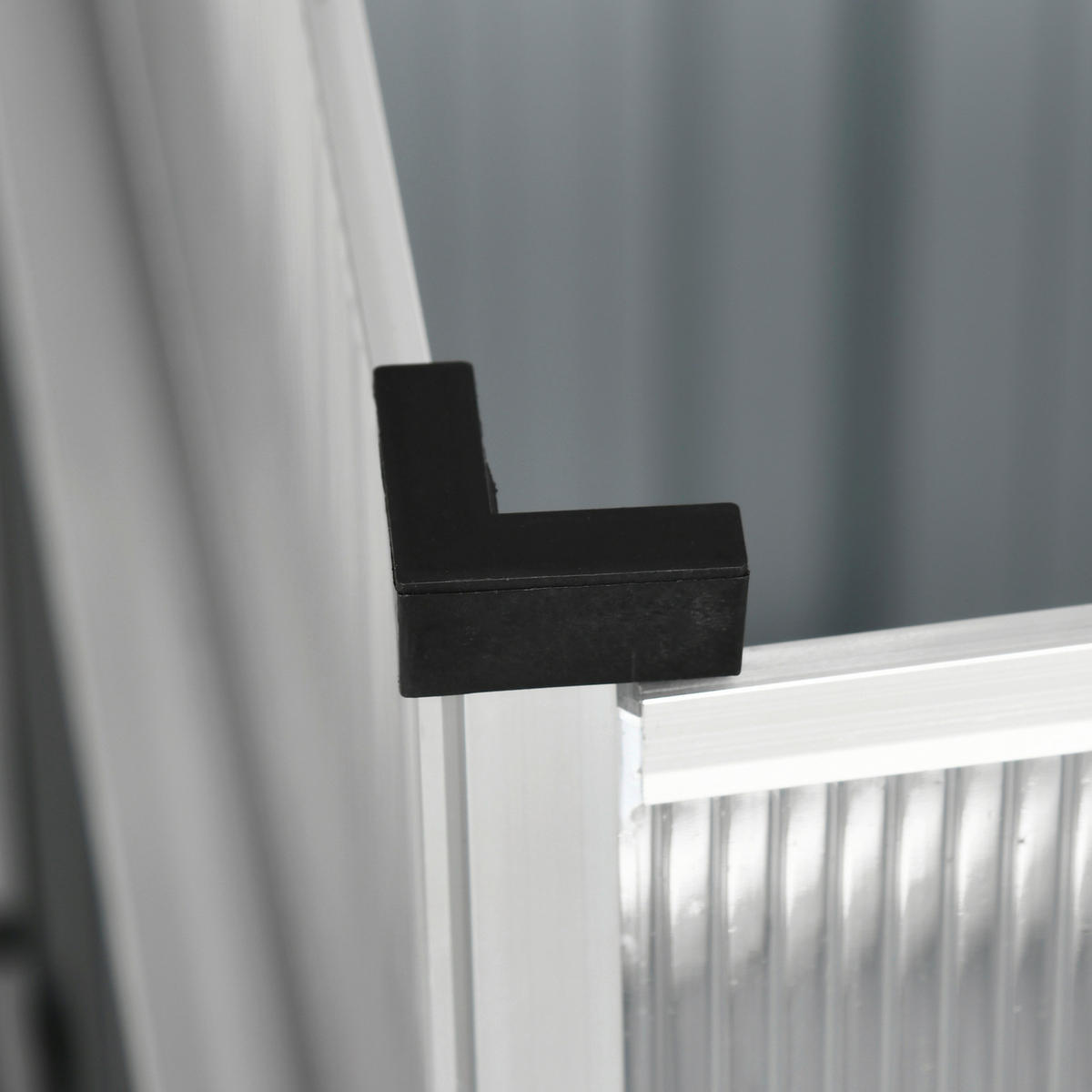 Outsunny Hochbeet Aluminium B/H/L: ca. 50x74x80 cm Hochbeet - (80,00/50,00/74,00cm) - Outsunny