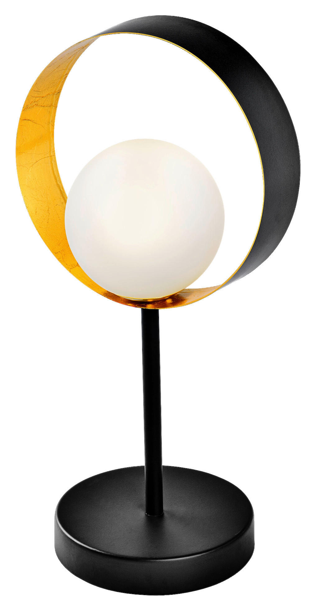 LEDVANCE Tischleuchte Memphis 759206 schwarz gold weiß Metall Glas B/H/L: ca. 13x36,5x18 cm G9 1 Brennstellen Decor Memphis - gold/weiß (18,00/13,00/36,50cm) - LEDVANCE