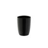 Zahnputzbecher schwarz Keramik B/H/L/D: ca. 7,5x10x7,5x9 cm Zahnputzbecher_Pisa schwarz - schwarz (7,50/7,50/10,00cm) - Axentia