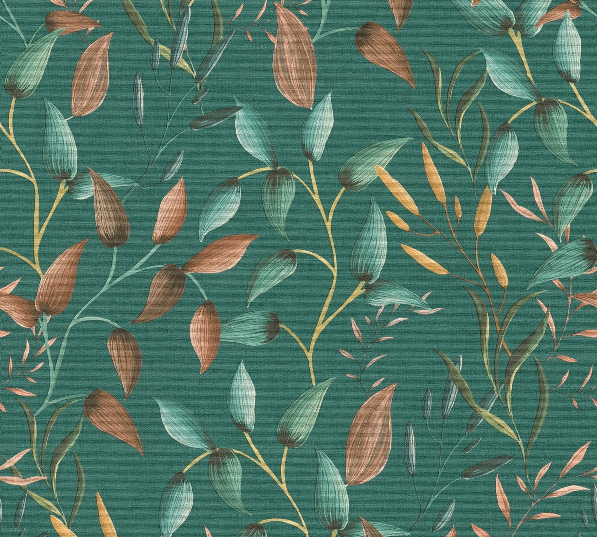 A.S.Creation Vliestapete orange petrol B/H/D: ca. 53x1005x8,2 cm Vliestapete - orange/petrol (8,20/1005,00cm) - A.S.Creation