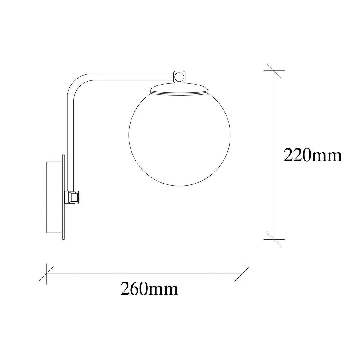 Opviq Wandleuchte Daisy gold Metall Glas B/H/T/L: ca. 26x22x26x15 cm E27 1 Brennstellen Daisy - gold (15,00/26,00/22,00cm) - Opviq