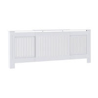 vidaXL Heizkörperverkleidung weiß B/H/T: ca. 205x81,5x19 cm Heizkörperverkleidung - weiß (205,00/81,50/19,00cm) - vidaXL