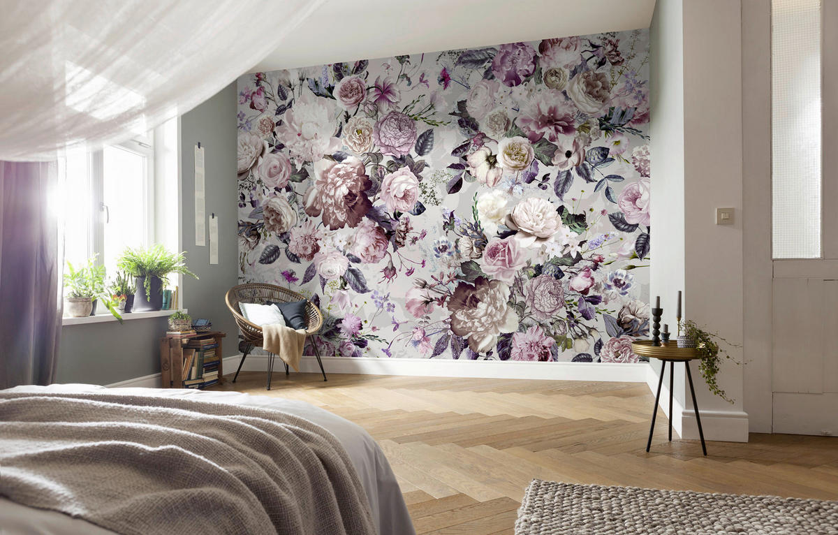 Komar Fototapete Lovely Blossoms Blumen B/L: ca. 350x250 cm Lovely Blossoms - (350,00/250,00cm) - Komar