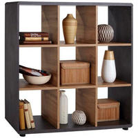 Regal Fontana New Beton dunkel Optik Eiche Wotan Nachbildung Eiche Wotan Nachbildung Eiche Wotan Nachbildung B/H/T: ca. 109x110x35 cm Fontana New - Eiche/Beton (109,00/110,00/35,00cm)