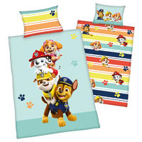 Flanell Bettwäsche Paw Patrol Flanell Multi Baumwolle B/L: ca. 100x135 cm Paw Patrol - Multi (100,00/135,00cm)