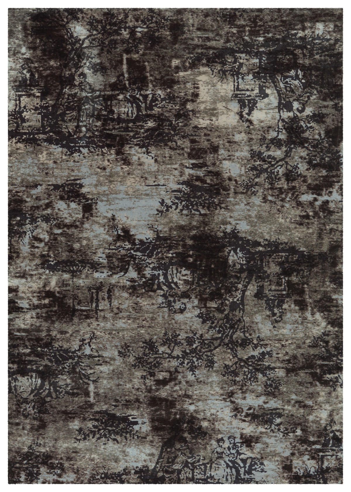 Arte Espina Flachflorteppich Vintage 5206 taupe B/H/L: ca. 170x0,4x240 cm Vintage 5206 - taupe (240,00/170,00/0,40cm) - Arte Espina