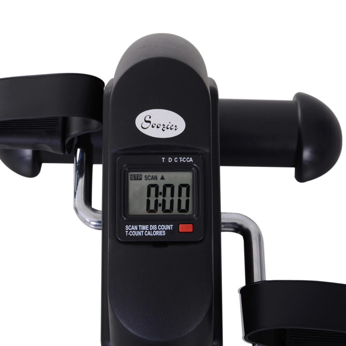 HOMCOM Pedaltrainer schwarz Metall B/H/T: ca. 39x31x40 cm Pedaltrainer__LCD-Display - schwarz (39,00/31,00/40,00cm) - HOMCOM