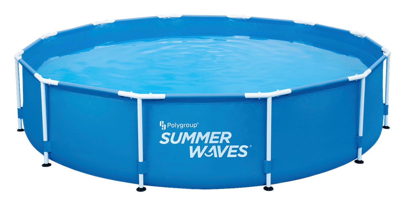 Summer Waves Poolset Active Frame H/D: ca. 76x366 cm Active Frame - blau (366,00/76,00cm) - Summer Waves