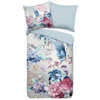 Baumwoll Bettwäsche Mondet Satin Mondet - grau (135,00/200,00cm) - Descanso