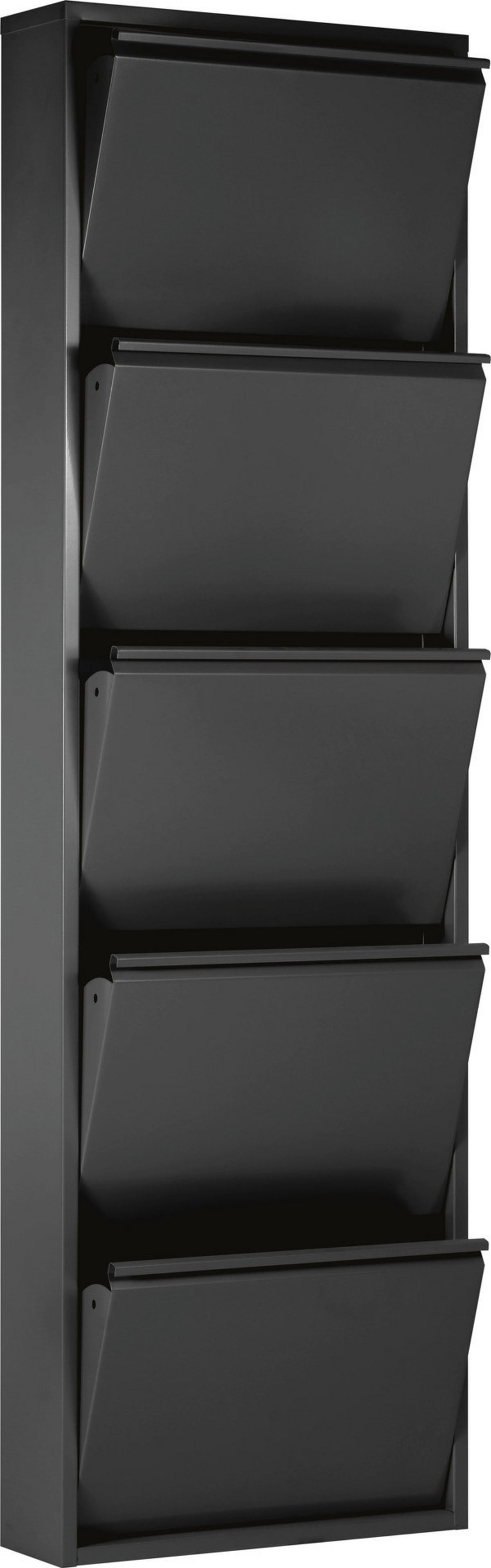 Schuhkipper Blacky schwarz matt B/H/T: ca. 50x170x13 cm Blacky - schwarz (50,00/170,00/13,00cm)