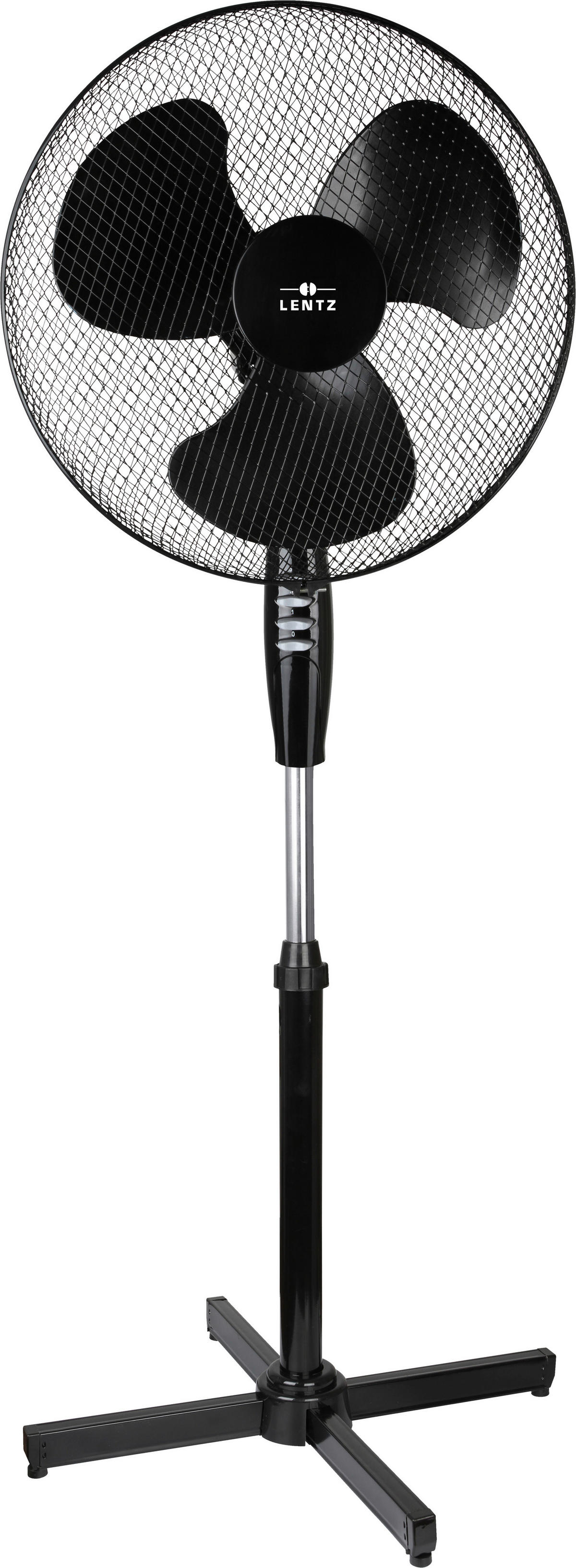LENTZ Standventilator 80030 schwarz Kunststoff D: ca. 40 cm Standventilator 80030 - schwarz (40,00cm) - Lentz
