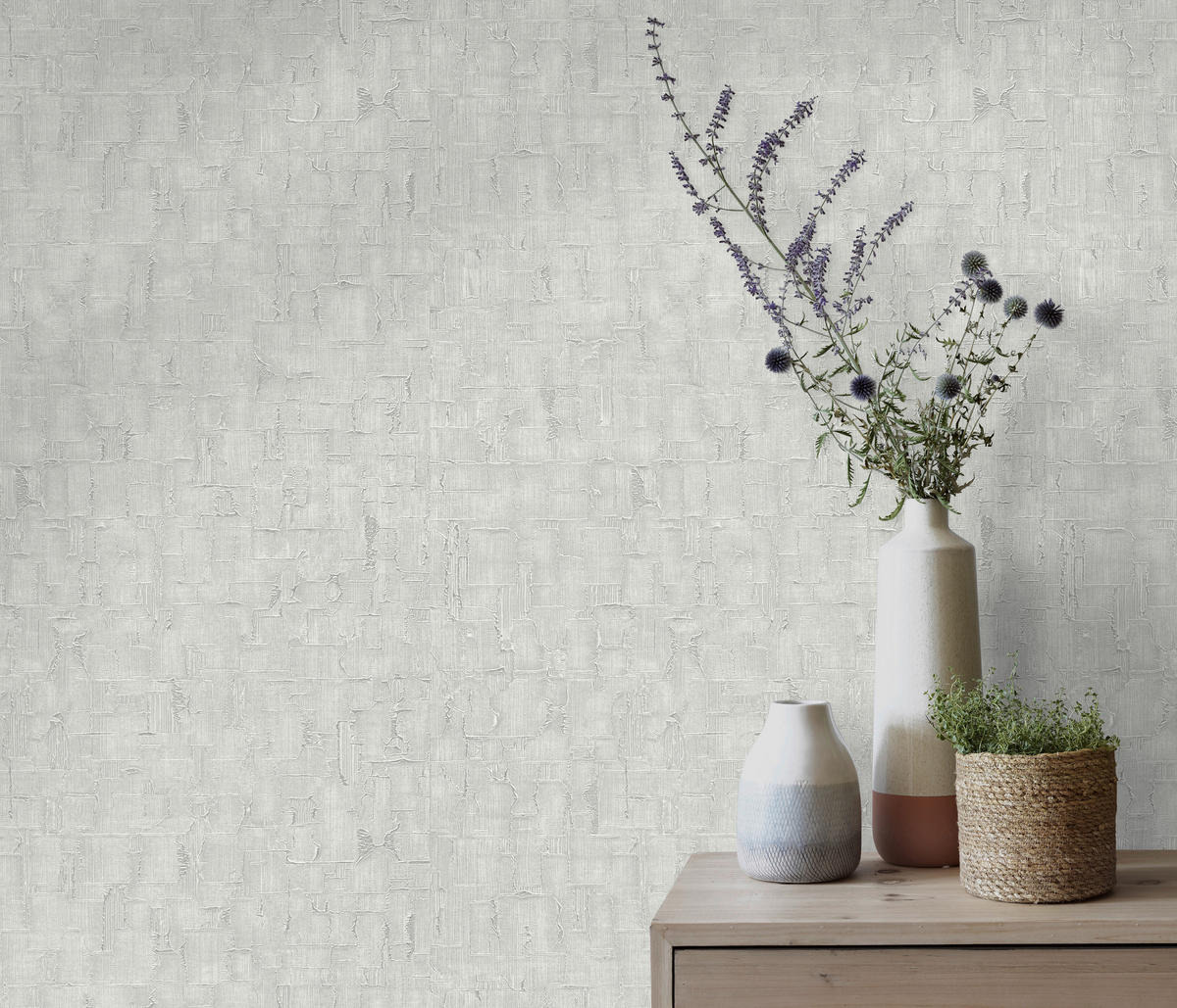 Erismann Vliestapete grau silber B/L: ca. 53x1005 cm Vliestapete_10260-31 - silber/grau (53,00/1005,00cm) - Erismann