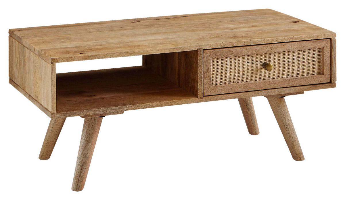 Couchtisch braun B/H/T: ca. 90x40x45 cm Couchtisch - braun (90,00/40,00/45,00cm) - Wohnling