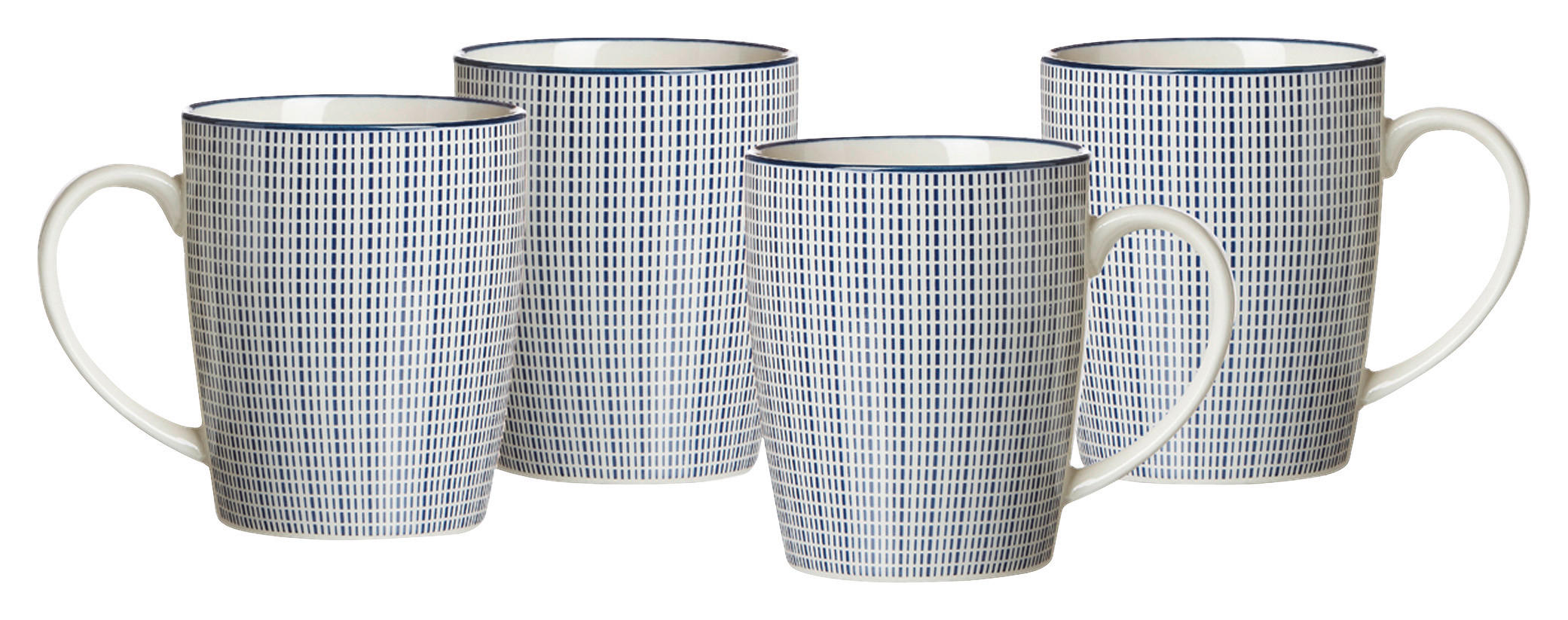 Ritzenhoff & Breker Kaffeebecher-Set Royal Makato blau Porzellan 4 tlg. Royal Makato - blau - Ritzenhoff & Breker