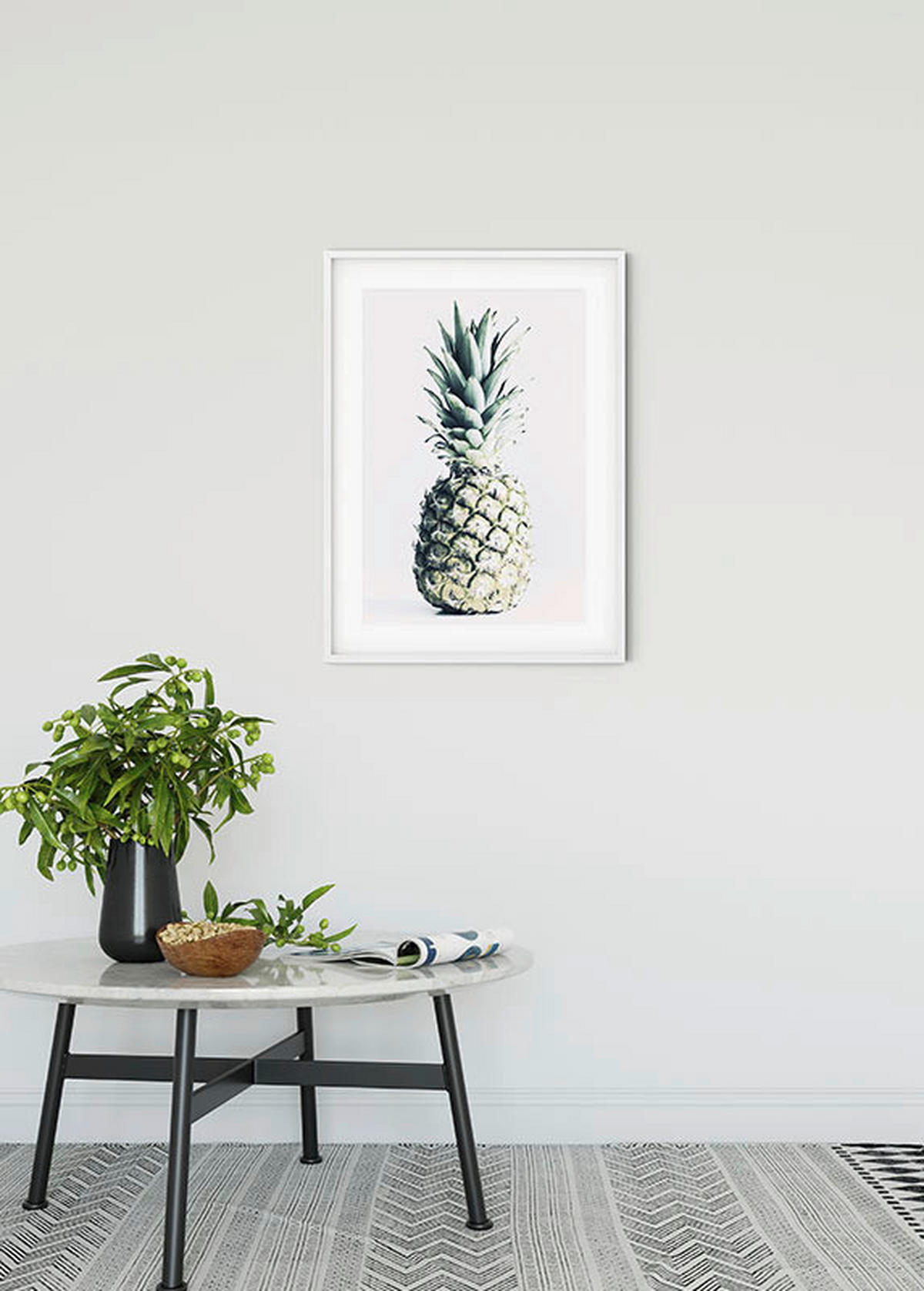 Komar Wandbild Pineapple ▷ cm ca. 50x70 online kaufen Pflanzen bei POCO B/L