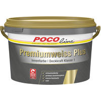 POCOline Raumfarbe Premium Plus weiß ca. 1 l Premium Plus - weiß (1,00l) - POCOline