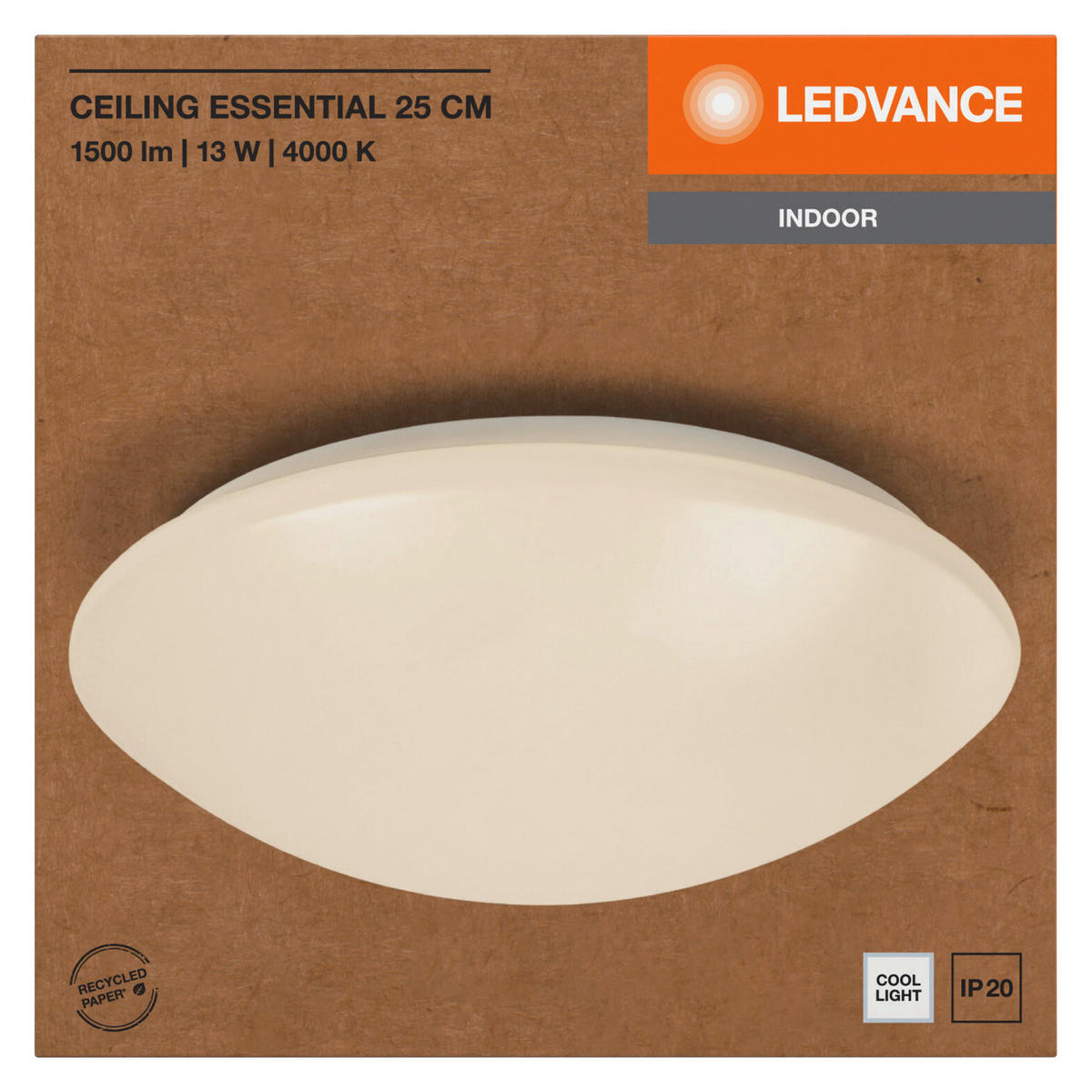 LEDVANCE Deckenleuchte weiß Kunststoff LED-Deckenleuchte_Essential - weiß - LEDVANCE
