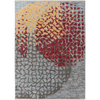 Kayoom Kurzflorteppich Milan 425 mehrfarbig B/H/L: ca. 80x0,5x150 cm Milan 425 - rot/mehrfarbig (150,00/80,00/0,50cm) - Kayoom