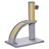 PawHut Kratzbaum grau Polyester B/H/L: ca. 24x43x34 cm Kratzbaum - grau (34,00/24,00/43,00cm) - PawHut