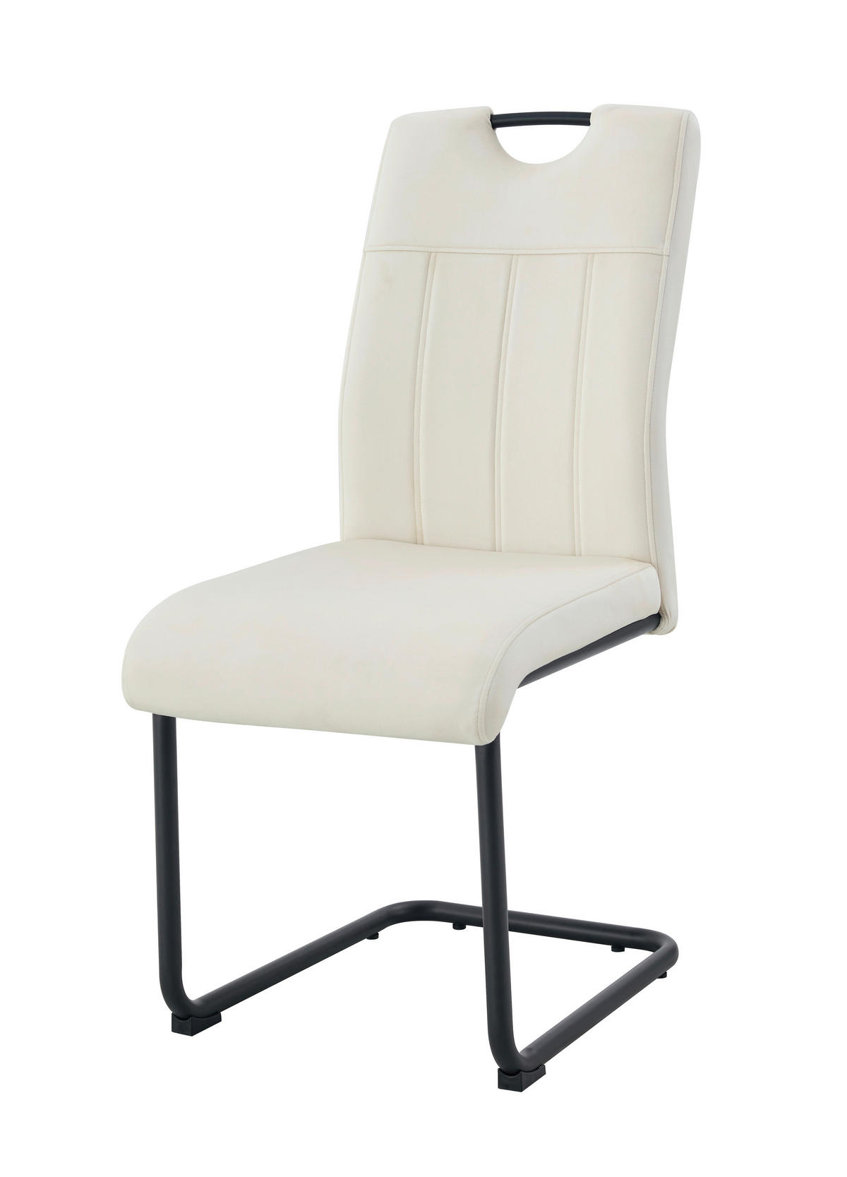 Schwingstuhl LISA, 2er Set creme schwarz B/H/T: ca. 43x98x61 cm LISA, 2er Set - creme/schwarz (43,00/98,00/61,00cm) - xonox.home