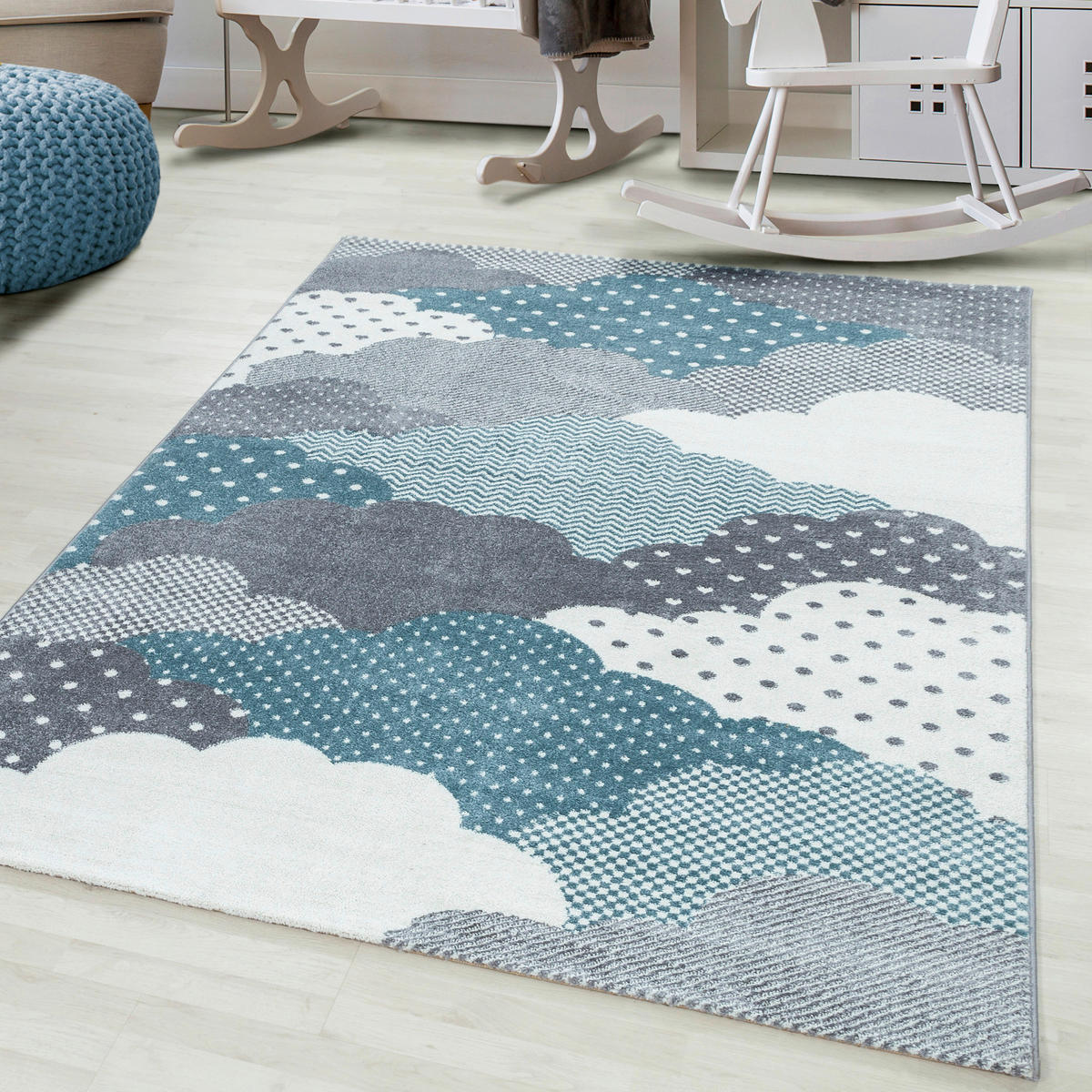 Ayyildiz Teppich BAMBI blau B/L: ca. 120x170 cm BAMBI - blau (120,00/170,00cm) - Ayyildiz