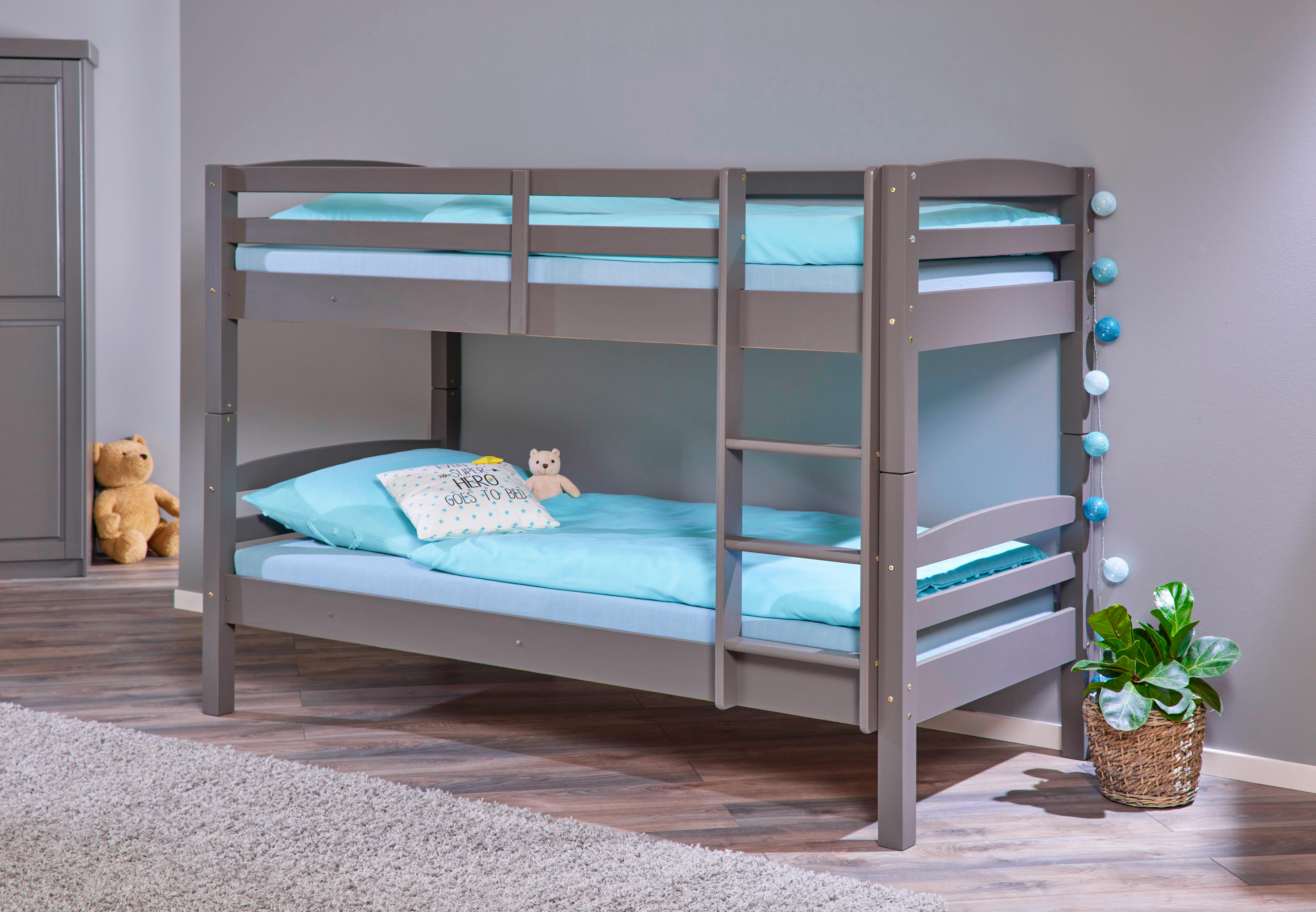 Etagenbett Lavius grau Lavius - grau (212,00/147,00/99,00cm)