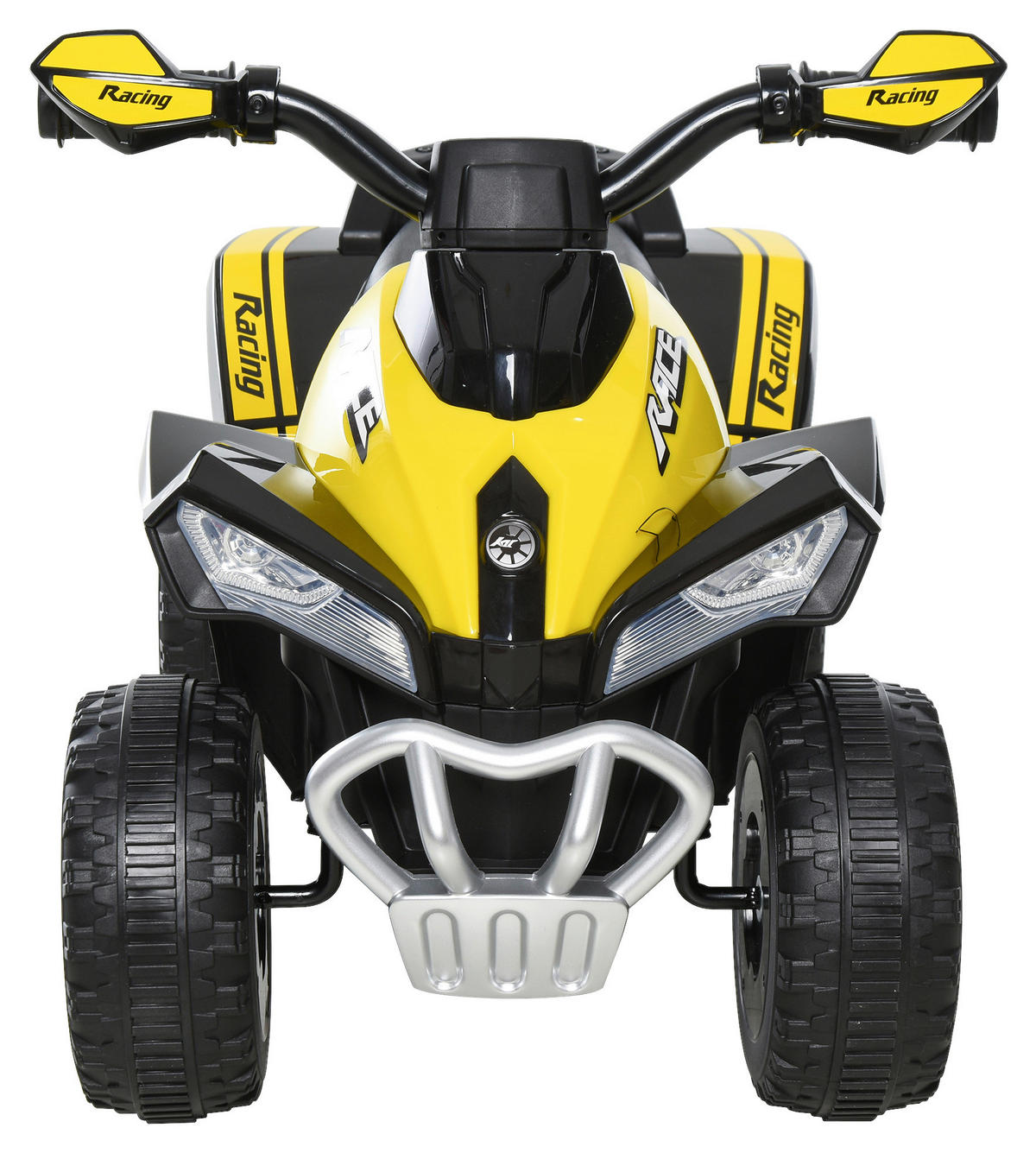 HOMCOM Kinder-Rutscherfahrzeug gelb B/H/L: ca. 38x44x67,5 cm Rutscherfahrzeug - gelb/schwarz (67,50/38,00/44,00cm) - HOMCOM
