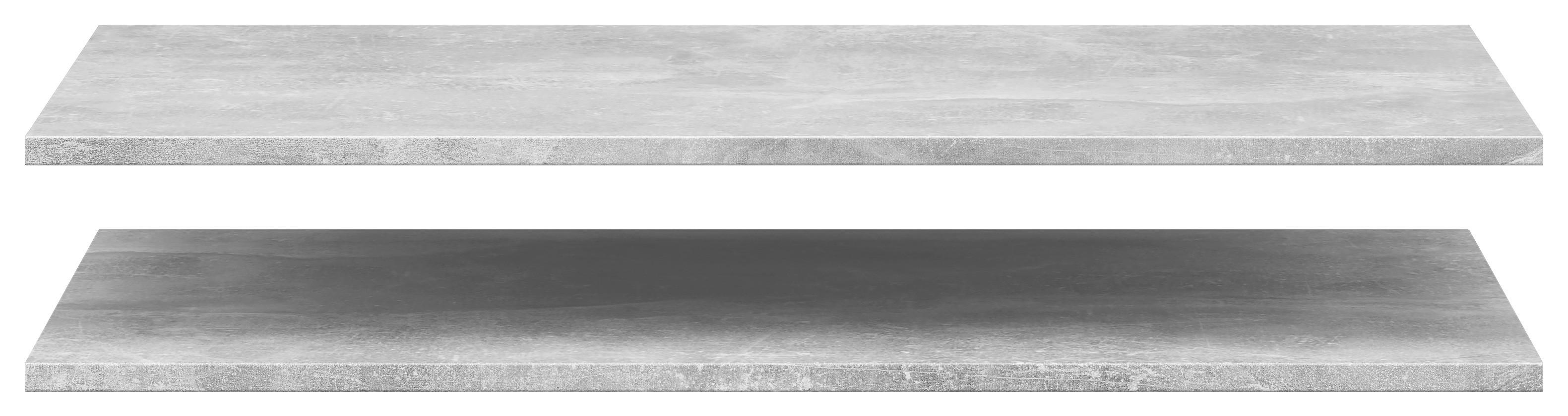 Einlegeböden-Set Multi-Stauraum Typ 47 Beton Optik B/H/T: ca. 77x1,5x36 cm Multi-Stauraum Typ 47 - Beton (77,00/1,50/36,00cm)