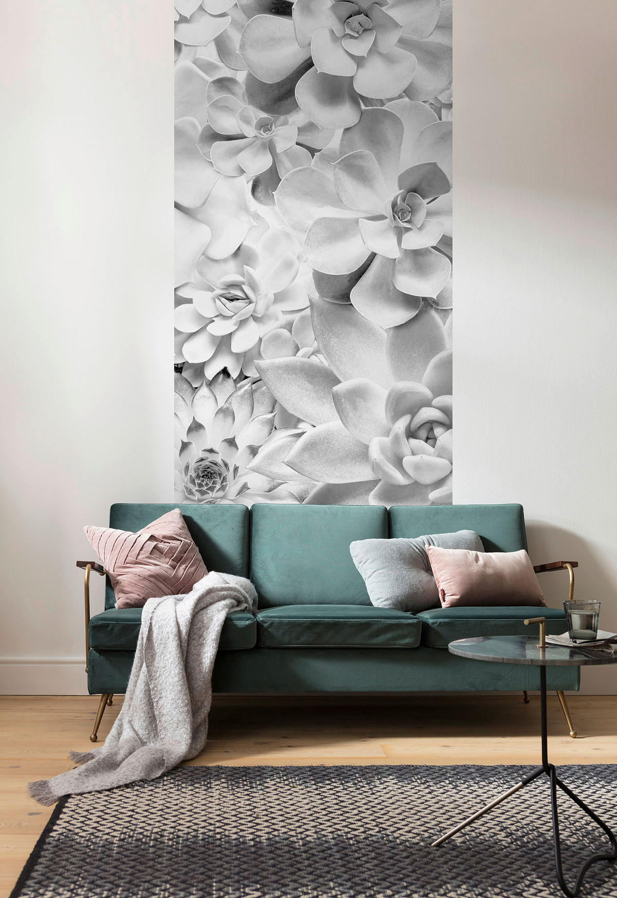 Komar Fototapete Shades Black and White Panel B/L: ca. 100x250 cm Shades Black and White Panel - (100,00/250,00cm) - Komar