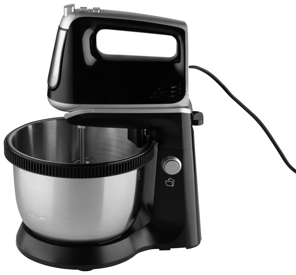 POCOline Mixer schwarz Kunststoff Edelstahl B/H/L: ca. 21,3x34,7x28,7 cm Handmixerset_MixIt - schwarz (28,70/21,30/34,70cm) - POCOline