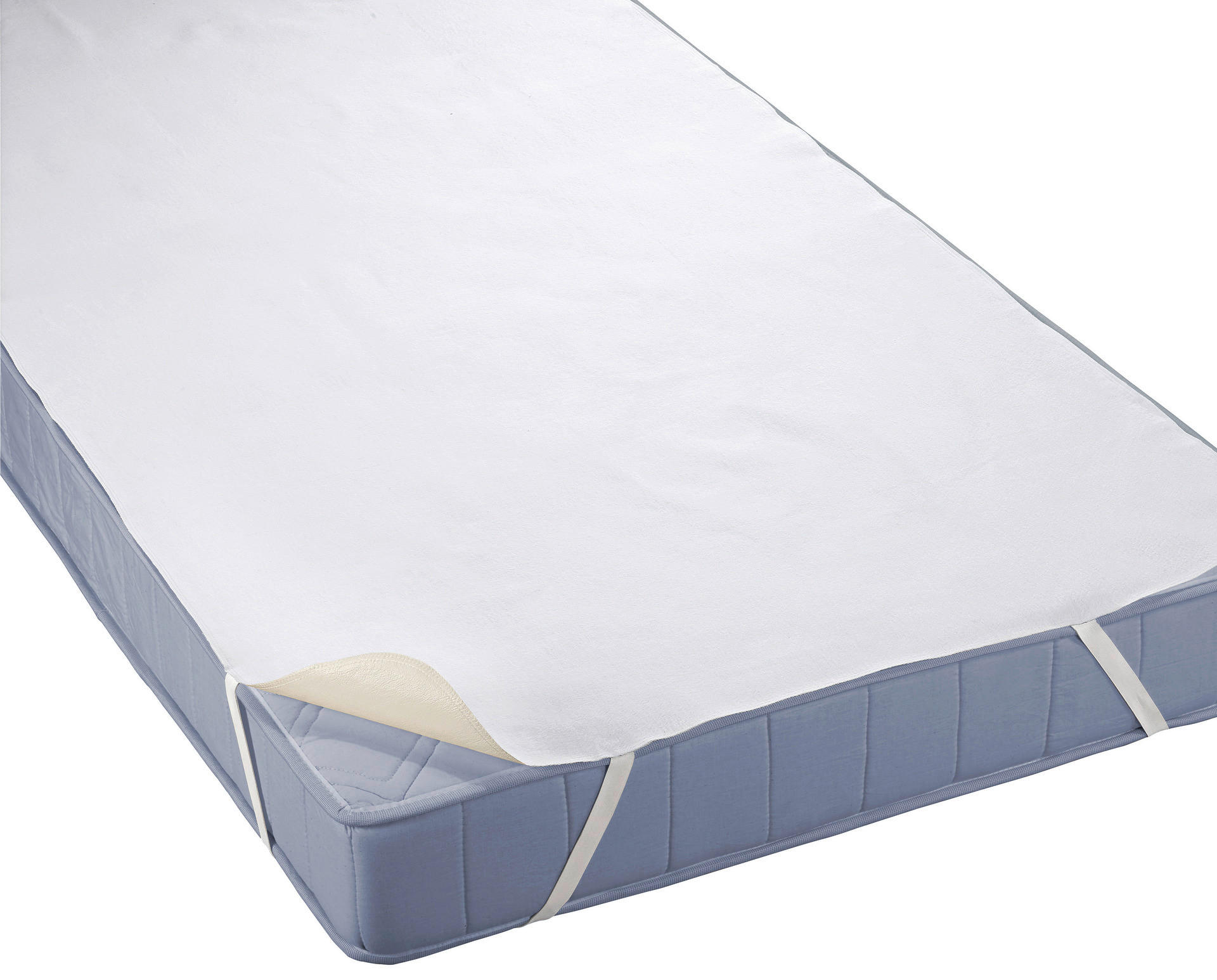 BIBERNA Matratzenauflage Nässeschutzmatratzenauflage-Molton - weiß (180,00/200,00cm) - BIBERNA