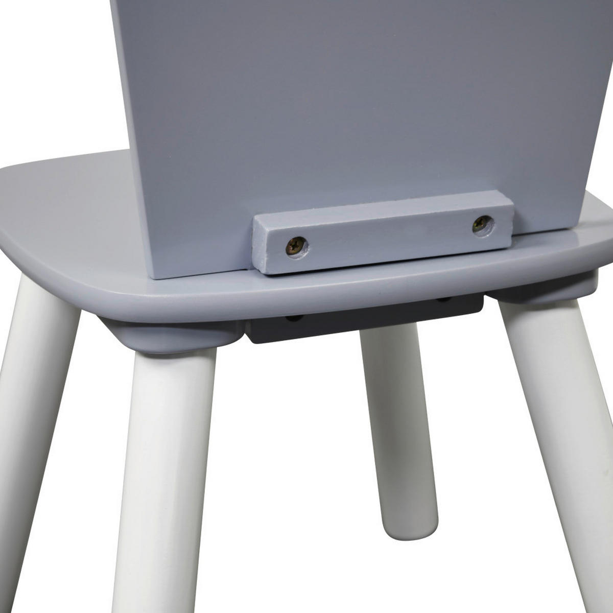 Kesper Kindertisch mit 2 Stühlen grau Spanplatte B/H/L: ca. 55x45x55 cm Kindertisch_mit_2_Stühlen - grau (55,00/55,00/45,00cm) - Kesper