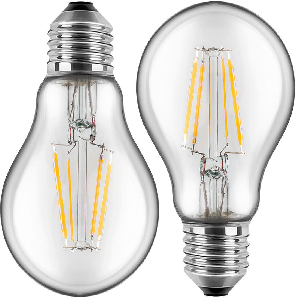 Blulaxa Leuchtmittel 48451 E27 LED-Tropfenlampe_2erPack_E27 - klar (6,00cm) - Blulaxa